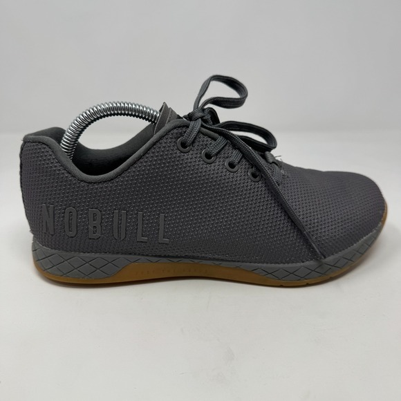 Nobull Trainer Low Top Shoes Dark Grey Super Fabric SF Men's 8 Women's 9.5 - Picture 2 of 12